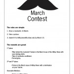 Mustache March Contest