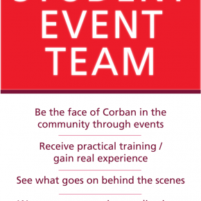 Student Event Team starting at Corban